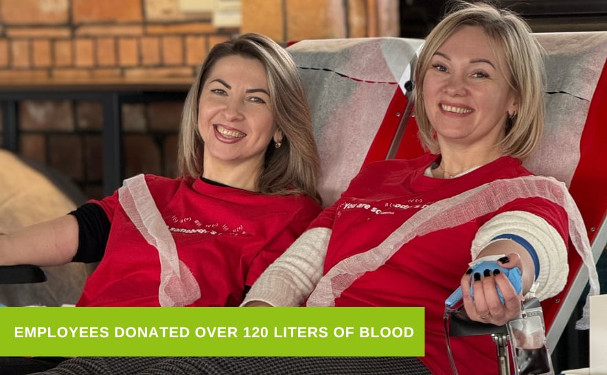 Blood drives for the hospitals and the Armed Forces