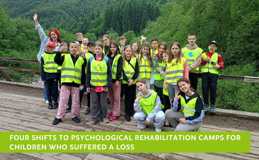 Four camp sessions in the picturesque Carpathians for 225 children