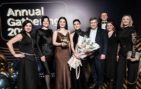 Credit Agricole receives award at Annual Gathering by Diia.City Union