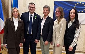 Ігор Гуржій, начальник управління агроекспертизи Credit Agricole, отримав орден «За заслуги в сільському господарстві» Франції