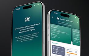 Новина (англ) CORPEX mobile: Credit Agricole launches a mobile app for LE customers