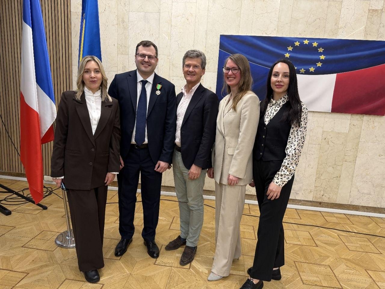 Відзначення нагородами у Посольстві Франції в Україні
