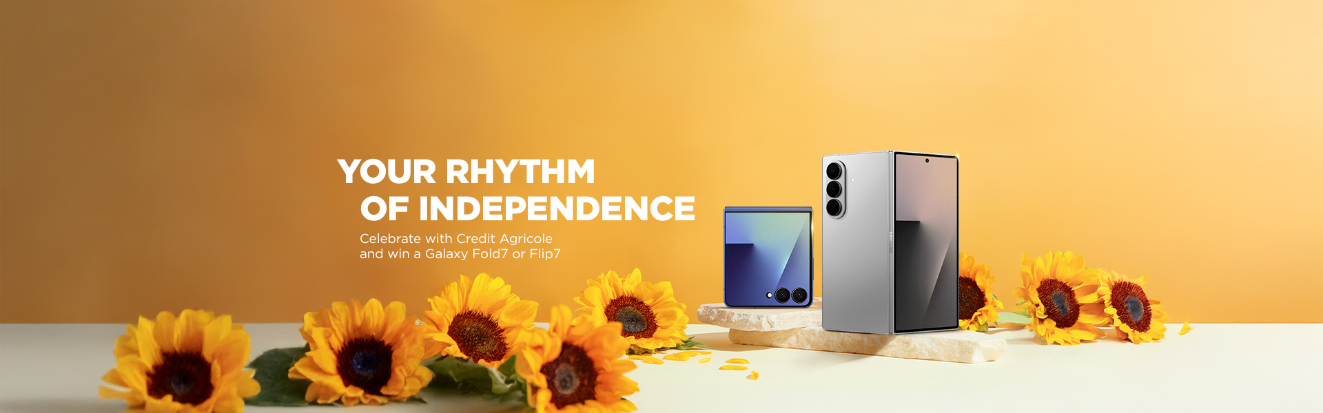 Your Rhythm of Independence: we are giving away four top Samsung gadgets and guaranteed gifts for our customers